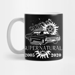 Supernatural Carry On 2005-2020 T-Shirt Mug